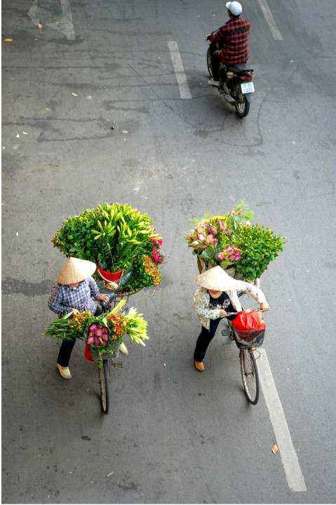 Bouquet delivered to doorstep